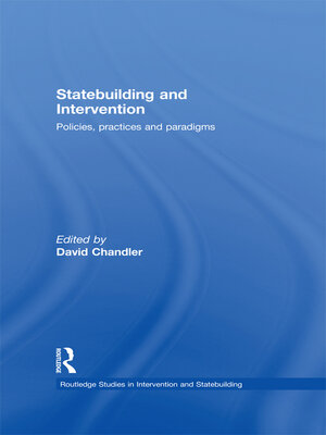 cover image of Statebuilding and Intervention